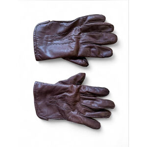 Men’s Unbranded Brown Leather Gloves Size M